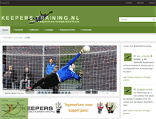 Tablet Screenshot of keepers-training.nl